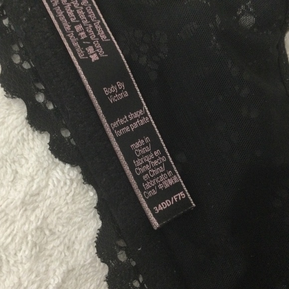 Victoria’s Secret Black Perfect Shape Bra 34DD - Picture 8 of 8